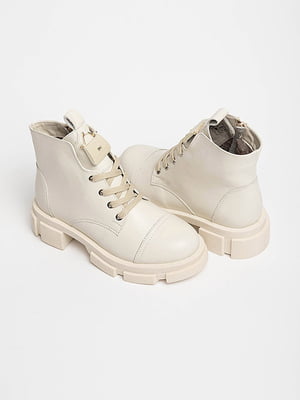 Жіночі черевики 36 молочний Yuki ЦБ-00192391 | 6841833