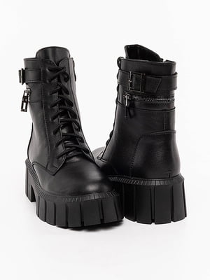 Жіночі черевики 37 чорний Yuki ЦБ-00195503 | 6841851