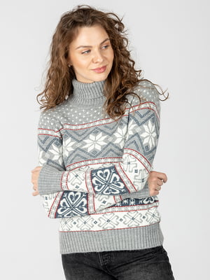 Жіночий светр One Size сірий Gerekli ЦБ-00233521 | 6842109