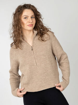 Жіночий светр One Size бежевий Karon ЦБ-00234212 | 6842112