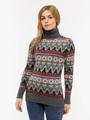 Жіночий светр One Size темно-сірий Gerekli ЦБ-00203370 | 6842113