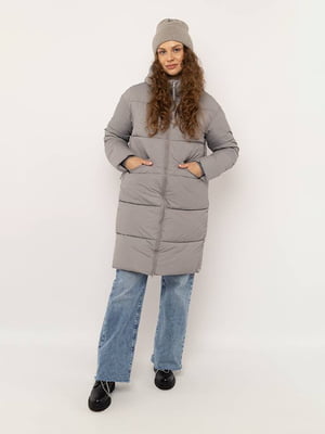Жіноча куртка M сірий Dai Fei Xue ЦБ-00223840 | 6842234