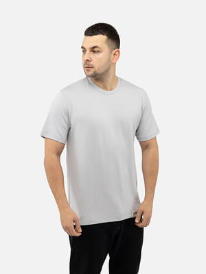 Чоловіча футболка S сірий Figo ЦБ-00241585 | 6842270