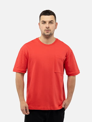 Чоловіча футболка S червоний Figo ЦБ-00241587 | 6842272