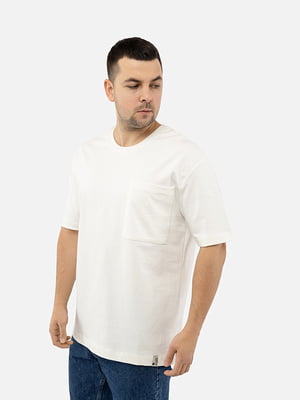 Чоловіча футболка L молочний Figo ЦБ-00241597 | 6842275
