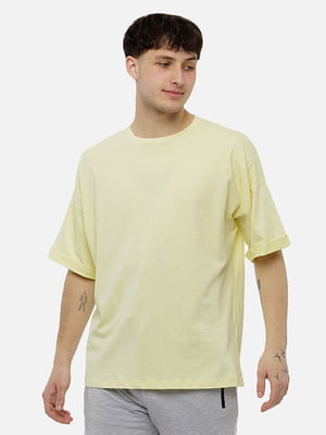 Чоловіча футболка оверсайз S лимонний Yuki ЦБ-00210816 | 6842278