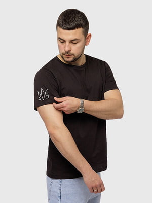 Чоловіча футболка регуляр ЗСУ XXL чорний Yuki ЦБ-00216577 | 6842311
