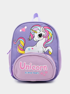 Рюкзак для дівчинки фіолетовий Brands ЦБ-00236785 | 6842394