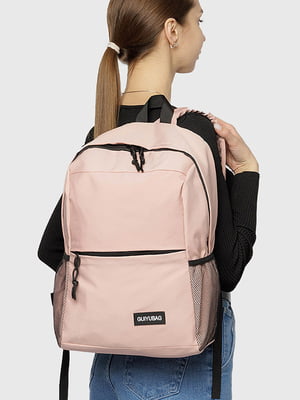 Жіночий спортивний рюкзак пудровий Brands ЦБ-00207039 | 6842434