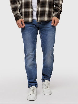 Чоловічі джинси регуляр 29 синій Resalsa ЦБ-00220237 | 6842473