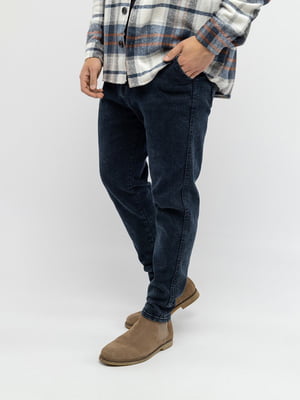 Чоловічі джинси мом 28 темно-синій Redman ЦБ-00233100 | 6842489