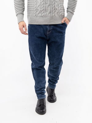 Чоловічі джинси мом 28 синій Redman ЦБ-00233106 | 6842494