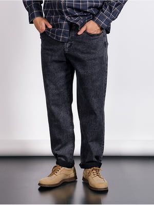 Чоловічі джинси мом 28 темно-сірий Atwolves ЦБ-00233730 | 6842500