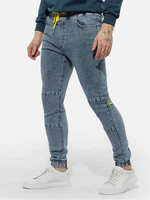 Чоловічі джинсові джогери 29 блакитний Yuki ЦБ-00164600 | 6842506
