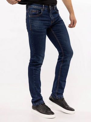 Чоловічі джинси 38 темно-синій Resalsa ЦБ-00203308 | 6842511