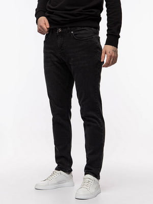 Чоловічі джинси регуляр 30 чорний Figo ЦБ-00213565 | 6842526