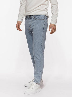 Чоловічі джинси мом 32 блакитний Figo ЦБ-00213566 | 6842527