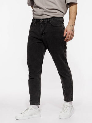 Чоловічі джинси мом 30 темно-сірий Figo ЦБ-00213567 | 6842528
