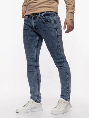 Чоловічі джинси слім 29 синій Club JU ЦБ-00213588 | 6842529