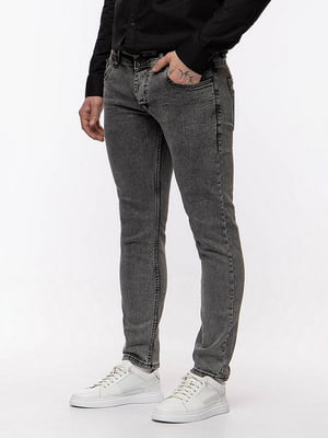 Чоловічі джинси слім 29 темно-сірий Club JU ЦБ-00213589 | 6842530
