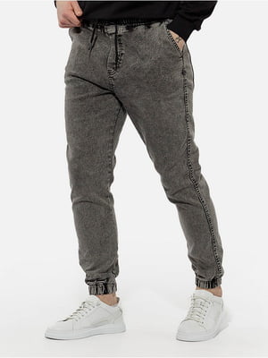 Чоловічі джинсові джогери 28 сірий Yuki ЦБ-00213796 | 6842532
