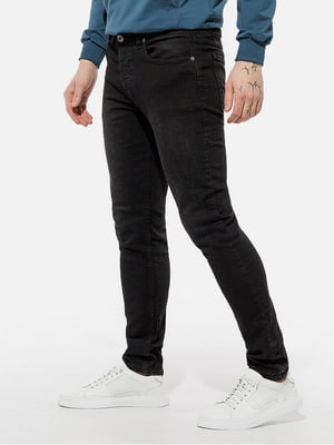 Чоловічі джинси слім 30 чорний CONTAINER ЦБ-00213858 | 6842534
