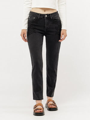 Жіночі джинси 34 чорний Karol ЦБ 00227833 | 6842567