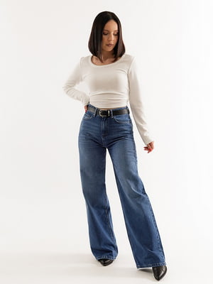 Жіночі джинси палаццо 32 синій Yuki ЦБ-00232321 | 6842586