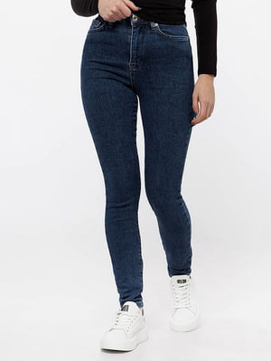 Жіночі джинси 26 синій Zeo Basic ЦБ-00208071 | 6842611