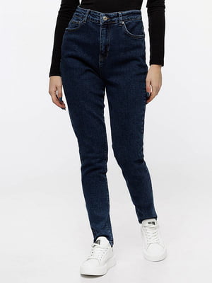 Жіночі джинси 42 темно-синій Zeo Basic ЦБ-00208074 | 6842614