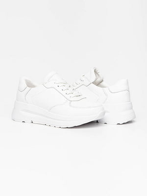 Білі шкіряні кросівки | 6842655