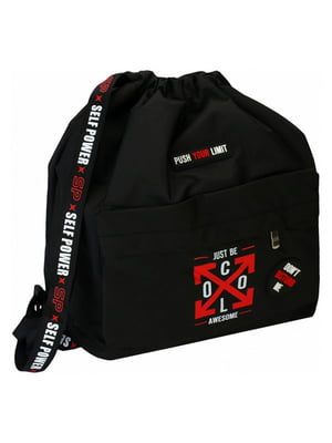 Сумка-рюкзак спортивна чорний Cool For School ЦБ-00226524 | 6842713