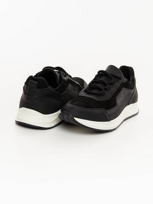 Шкіряні кросівки для хлопчика 34 чорний Yuki ЦБ-00185414 | 6842866