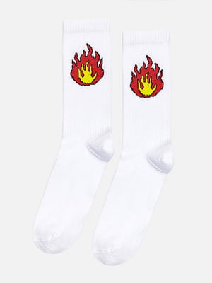 Чоловічі шкарпетки 42-43 білий Yuki ЦБ-00214573 | 6843289