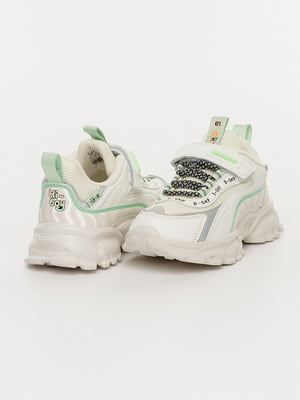 Кросівки для дівчаток 26 білий BESSKY ЦБ-00227863 | 6843588