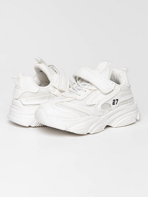 Кросівки на дівчинку 28 білий Kimboo ЦБ-00186172 | 6843618