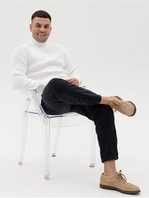 Чоловічий светр XL білий Figo ЦБ-00232892 | 6844082
