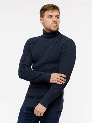 Чоловічий светр 2XL індіго Figo ЦБ-00203627 | 6844112