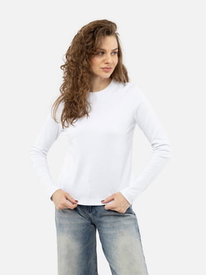 Жіноча футболка з довгим рукавом S білий Karol ЦБ-00241516 | 6844193