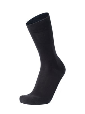 Шкарпетки чорні зимові, пряжа з вовною | 6845600