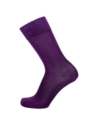 Шкарпетки бавовняні фіолетові | 6845602