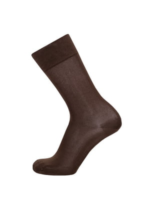 Шкарпетки бавовняні коричневі | 6845606