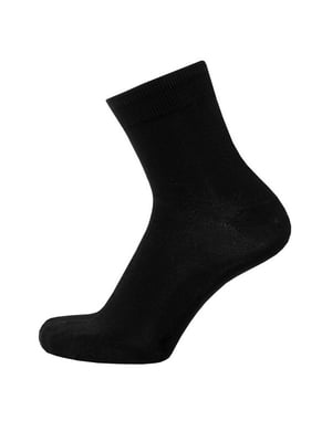 Шкарпетки чорні демісезонні бавовняні  | 6845614