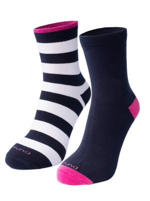 Набір демісезонних шкарпеток з 2-х пар, із бавовни | 6845655