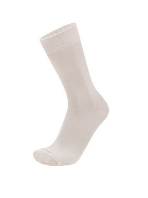 Шкарпетки сіро-бежеві демісезонні бавовняні | 6845786