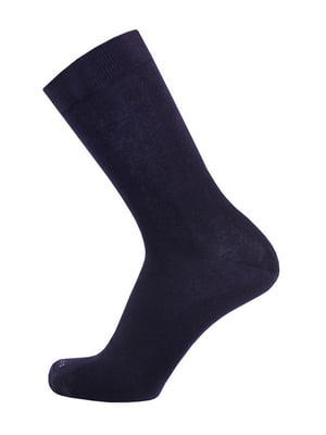 Шкарпетки темно-сині демісезонні бавовняні | 6845789