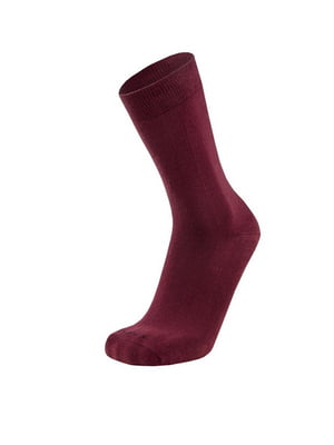 Шкарпетки бордові, зимові, махрові | 6845809