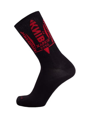 Шкарпетки чорні патріотичні “МАРІУПОЛЬ БУЧА КИЇВ” | 6845829