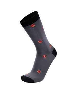 Шкарпетки темно-сірі демісезонні | 6845860