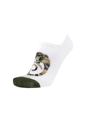 Шкарпетки білі з принтом бавовняні | 6845871
